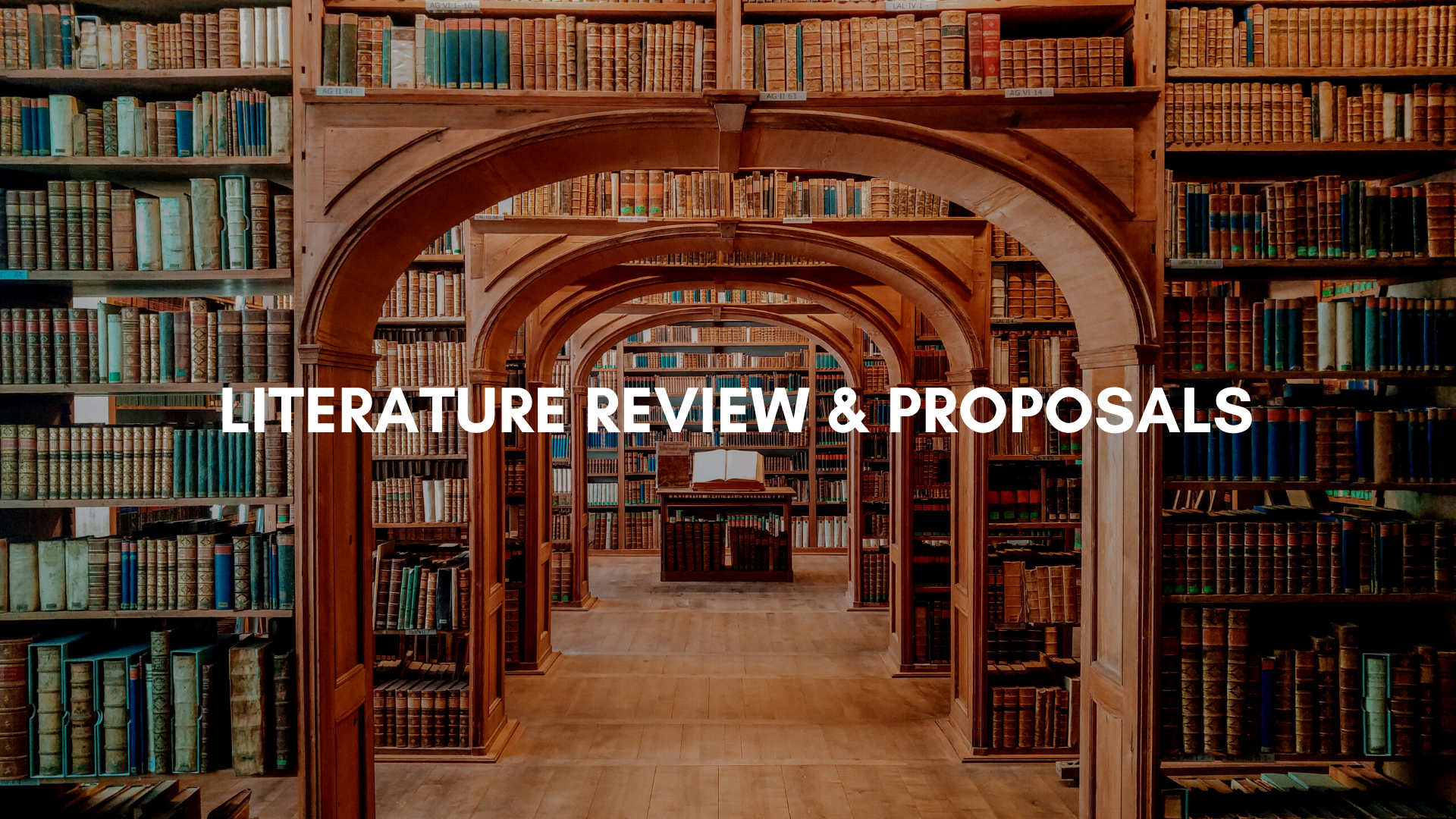 Literature Reviews & Proposals