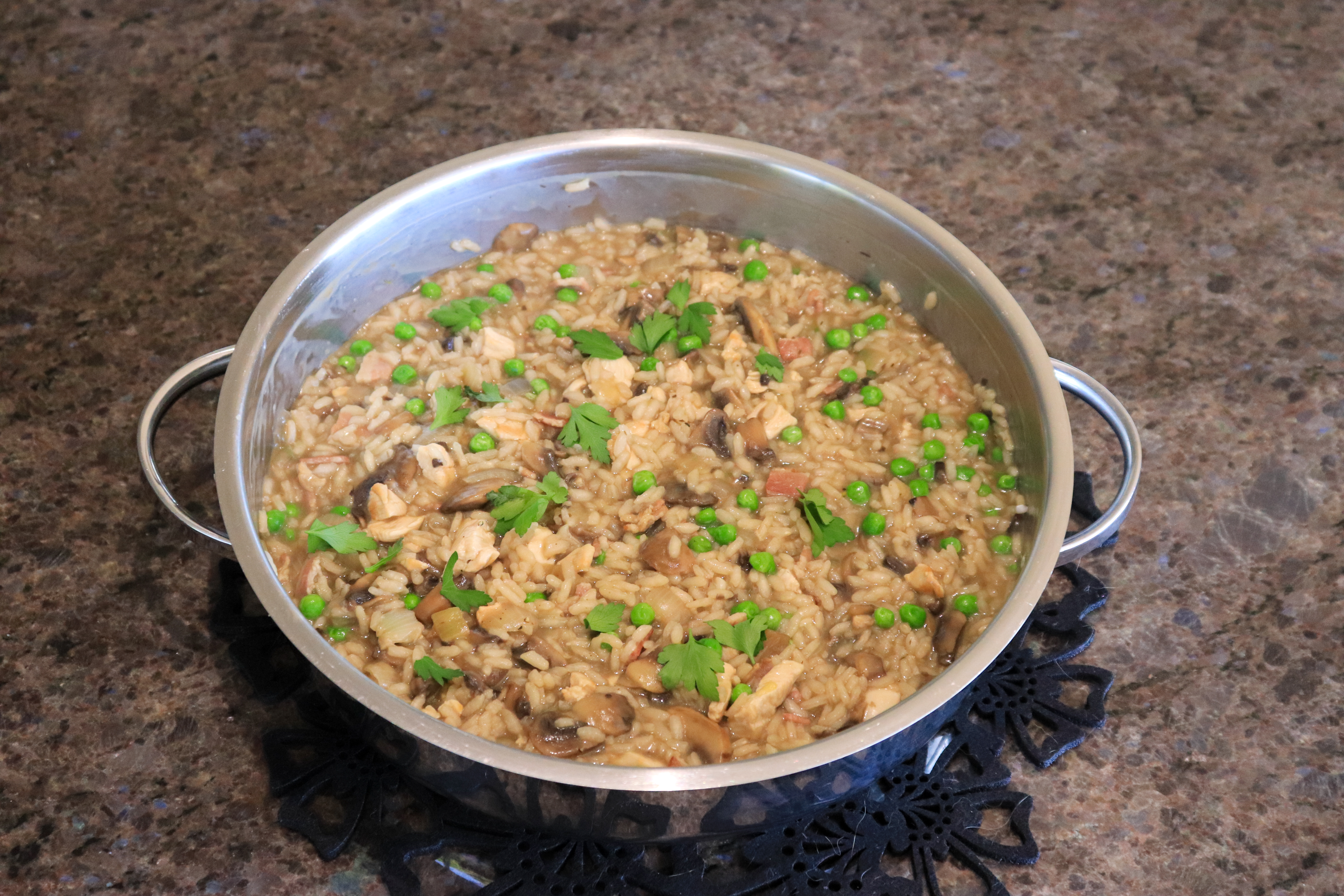 Chicken and Mushroom Risotto